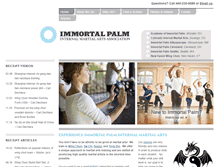 Tablet Screenshot of immortalpalm.com